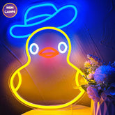 Boy Duck Neon Sign